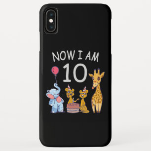 Capa Para iPhone Da Case-Mate Agora tenho 10 anos no décimo aniversário do Zoo