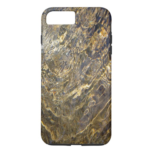 Capa Para iPhone, Case-Mate Água Dourada Abstrata com Ondulações Caóticas (Verso)
