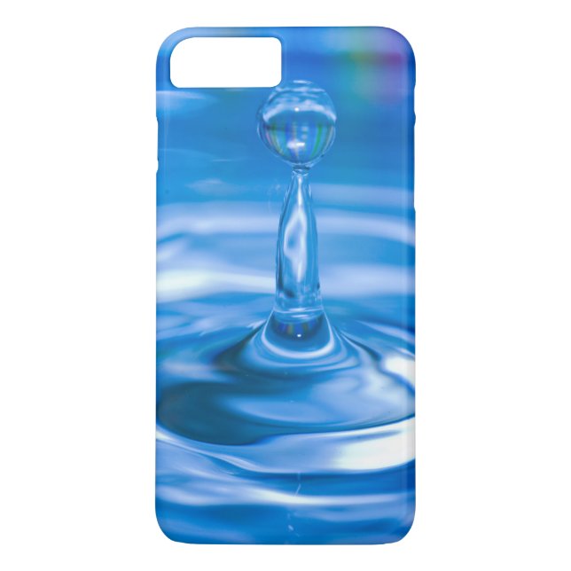 Capa Para iPhone, Case-Mate água ripada azul com gota (Verso)