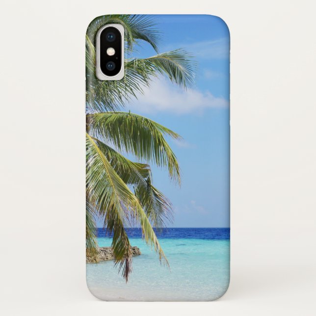 Capa Para iPhone, Case-Mate Água turquesa tropical de praia (Verso)