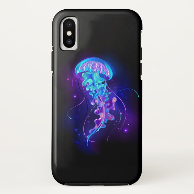 Capa Para iPhone, Case-Mate Água-viva brilhante a cores (Verso)
