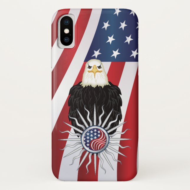 Capa Para iPhone, Case-Mate Águia Americana (Verso)