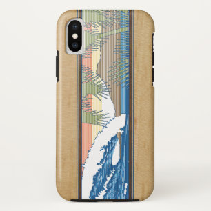 Capa Para iPhone Da Case-Mate Ala Moana - Sinal de Surf de Faux Koa Wood Havaian