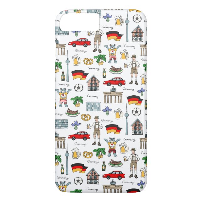 Capa Para iPhone, Case-Mate Alemanha| Padrão de símbolos (Verso)