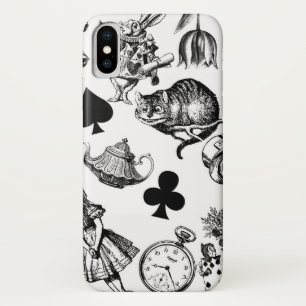 Capa Para iPhone Da Case-Mate Alice Coelho Branco País das Maravilhas Clássico