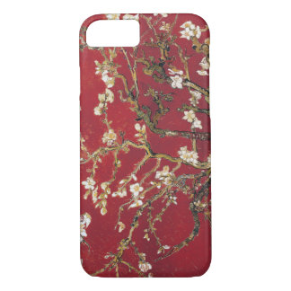 Capa iPhone 8/7 Almond Blossoms Red Vincent van Gogh Art Painting