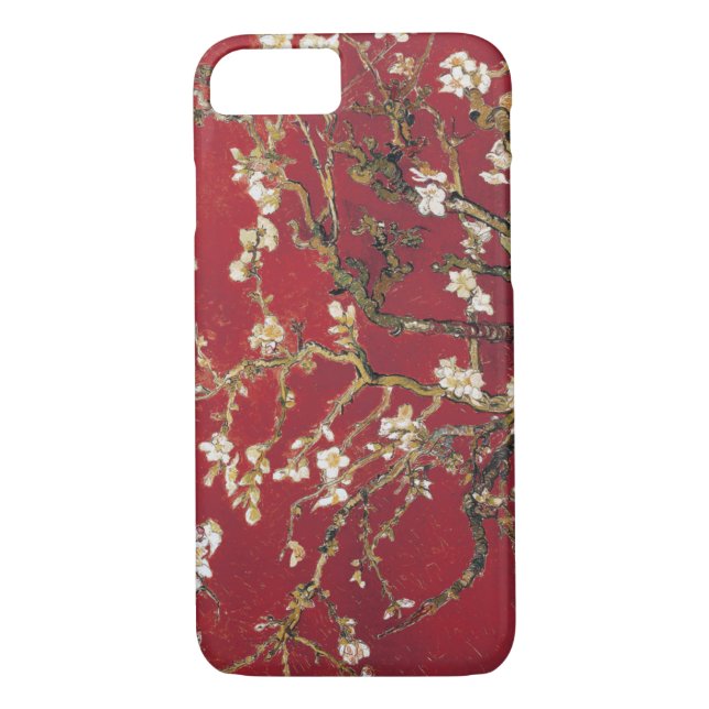 Capa Para iPhone, Case-Mate Almond Blossoms Red Vincent van Gogh Art Painting (Verso)