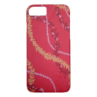 Capa iPhone 8/7 Aloha Shirt Red Leis Hawaiian