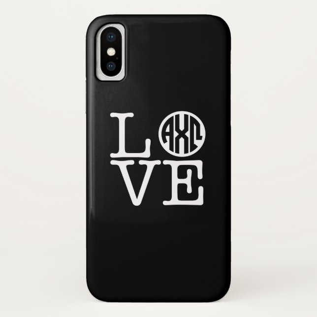Capa Para iPhone, Case-Mate Alpha Chi Omega | Amor (Verso)