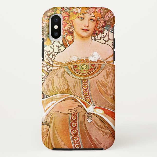 Capa Para iPhone, Case-Mate Alphonse Mucha Dreaming (Reverie) (Verso)