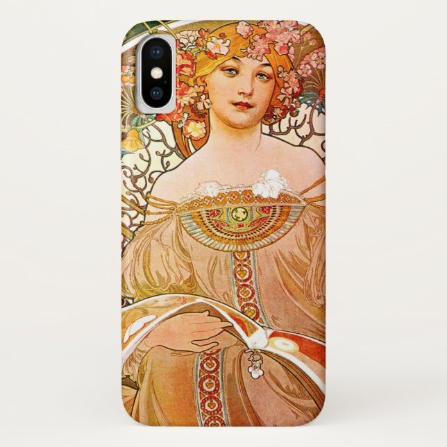 Capa Para iPhone, Case-Mate Alphonse Mucha Dreaming (Reverie) (Verso)