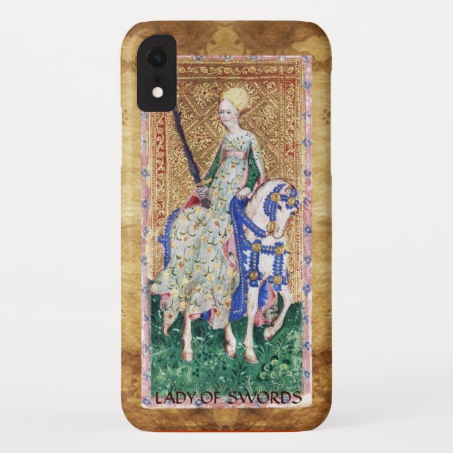 CAPA PARA iPhone, Case-Mate  ALVAS ANTIGAS DE RENAISSÂNCIA/SENHORA DE ESPADAS (Verso)
