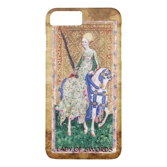 CAPA PARA iPhone, Case-Mate  ALVAS ANTIGAS DE RENAISSÂNCIA/SENHORA DE ESPADAS (Verso)