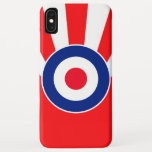 Capa Para iPhone Da Case-Mate Alvo MOD no Estouro Japão<br><div class="desc">Design gráfico de círculo estilo Mod retrô para um belo presente de capa de telefone personalizada para você ou alguém especial na sua lista.
Apresentando</div>