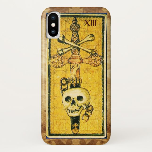 CAPA PARA iPhone, Case-Mate  ALVOS DE RENASCIMENTO ANTICOS,ACE OF SWORDS (Verso)