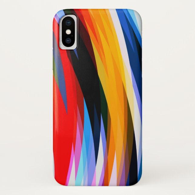 Capa Para iPhone, Case-Mate Amarelo azul vermelho preto (Verso)