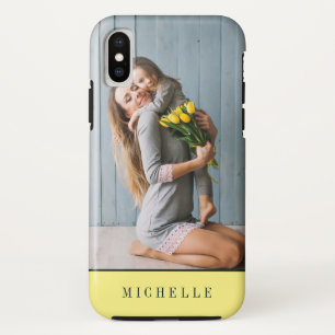 Capa Para iPhone Da Case-Mate Amarelo   Fotomonograma vertical personalizado