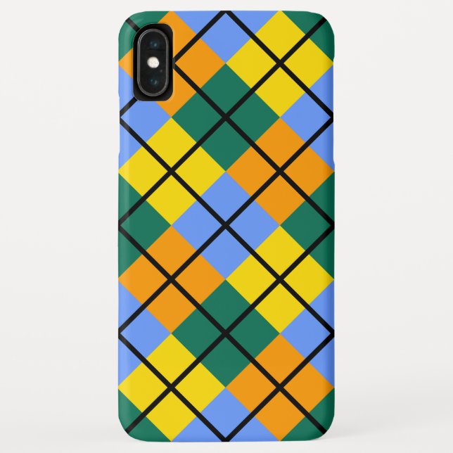 Capa Para iPhone, Case-Mate Amarelo Verde Azul Laranja (Verso)