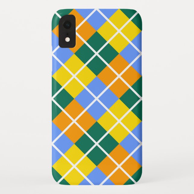 Capa Para iPhone, Case-Mate Amarelo Verde Azul Laranja (Verso)