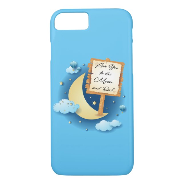 Capa Para iPhone, Case-Mate Ame-te à Lua e Volta (Verso)