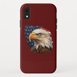 Capa Para iPhone Da Case-Mate American Flag Bald Eagle