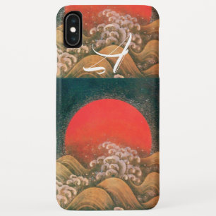 Capa Para iPhone Da Case-Mate AMETERASU, preto vermelho marrom da DEUSA do SOL
