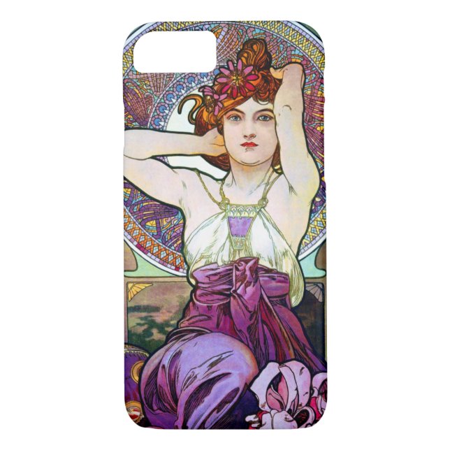 Capa Para iPhone, Case-Mate Ametista de Mucha (Verso)