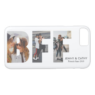 Capa iPhone 8/7 Amizade Moderna de Colagem de Fotos BFF - Melhor A