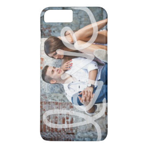 Capa iPhone 8 Plus/7 Plus "Amor" Adicione sua foto