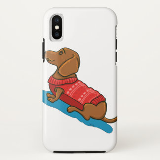 Capa Para iPhone X Amor do Dachshund