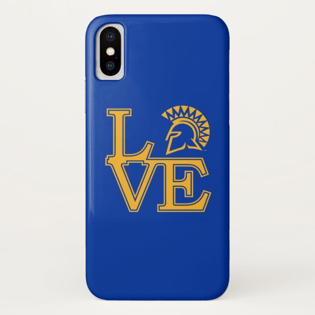 Capa Para iPhone, Case-Mate Amor do estado de San Jose (Verso)
