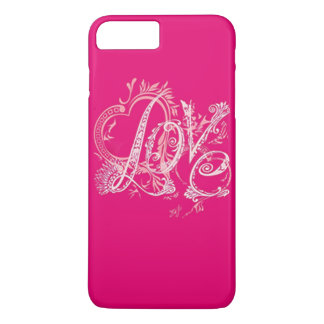 Capa Para iPhone Da Case-Mate Amor no caso do rosa quente