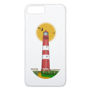 Capa iPhone 8 Plus/7 Plus Amrum Lighthouse Alemanha