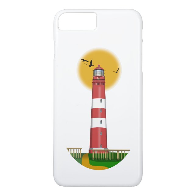 Capa Para iPhone, Case-Mate Amrum Lighthouse Alemanha (Verso)