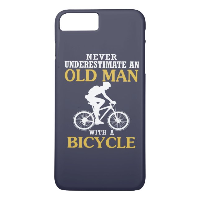 Capa Para iPhone, Case-Mate Ancião da bicicleta (Verso)