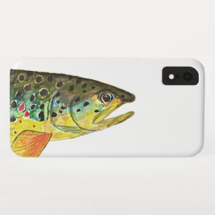 Capa Para iPhone Da Case-Mate Angler's Fly Fish for Brown Trout Pescador
