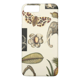 Capa Para iPhone Da Case-Mate Animais Partilhados Pintados em Fundo de Creme