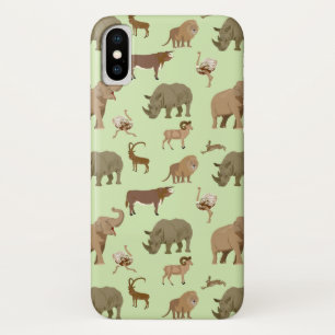 Capa Para iPhone X Animais selvagens
