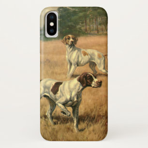 Capa Para iPhone Da Case-Mate Animais Vintage, Ponteiro Inglês Cães Caçadores