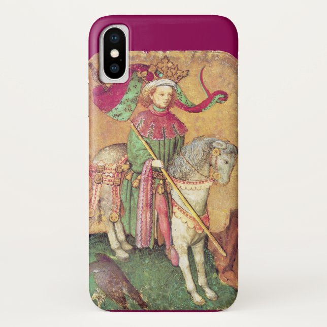 Capa Para iPhone, Case-Mate Anticos Tarots/Cartões de Tribunal Alemão/Rei dos  (Verso)