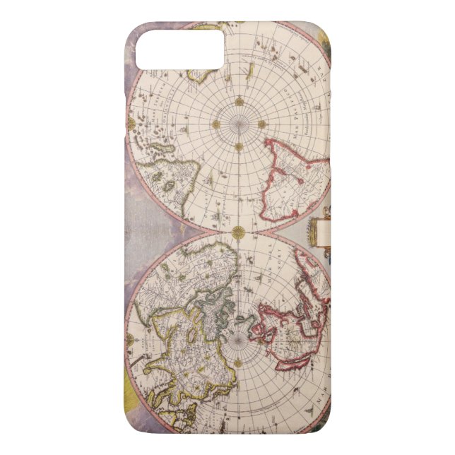 Capa Para iPhone, Case-Mate Antigo Mapa Mundial Antiquado (Verso)