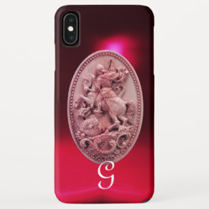 CAPA PARA iPhone DA Case-Mate ANTIQUE CAMEO/GEORGE DE SANTO E MONOGRAMA DE DRAGÃ