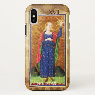 CAPA PARA iPhone X  ANTÍQUIO RENAISSANCE TAROTS 17/STAR