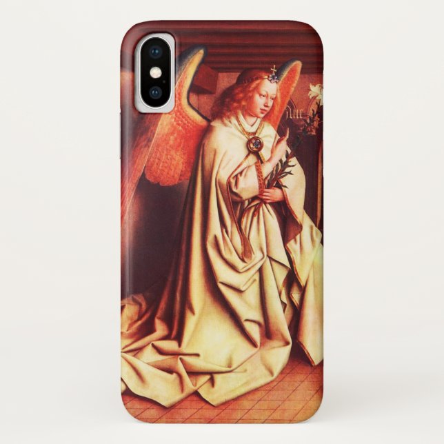 Capa Para iPhone, Case-Mate ANUNCIAÇÃO ANGEL Archangel Gabriel,Jan Van Eyck (Verso)