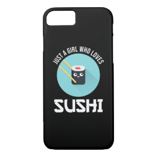 Capa iPhone 8/7 Apenas Uma Menina Que Ama Sushi