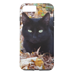Capa iPhone 8 Plus/7 Plus Apple iPhone 8 Plus/7 Plus, Foto de Gato Preto Dif