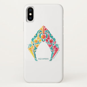 Capa Para iPhone Da Case-Mate Aquaman Aquaman & logotipo temático do Seashell