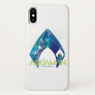 Capa Para iPhone Da Case-Mate Aquaman   Logotipo Aquaman Refratado