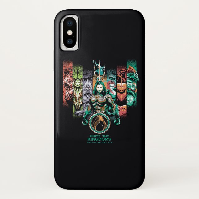 Capa Para iPhone, Case-Mate Aquaman | "Unir Os Reinos" Atlânticos Gráfico (Verso)