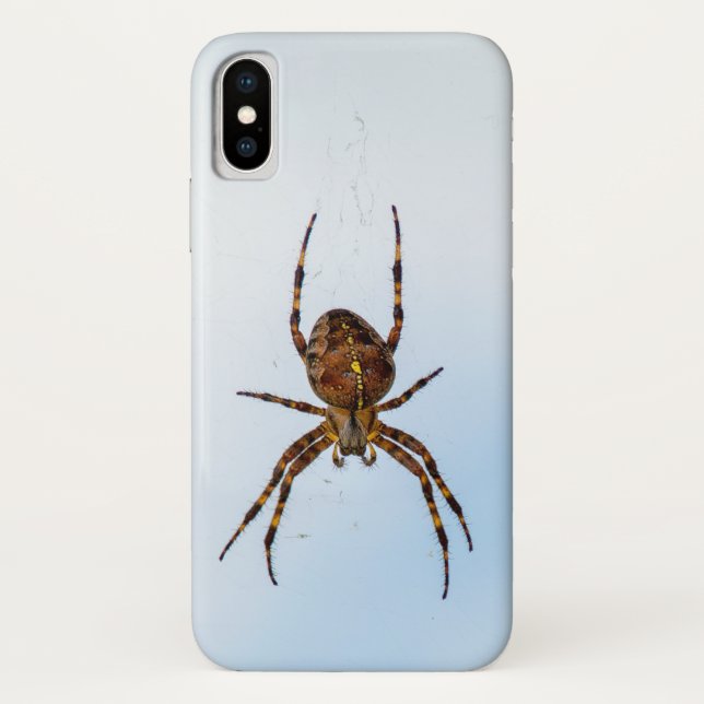 Capa Para iPhone, Case-Mate aranha cruzada na teia (Verso)